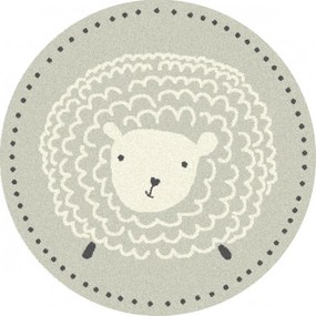 Detský koberec Agnella Isfahan M Sheep popol kruh