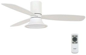 Lucci Air 210661-LED Stmievateľný ventilátor FLUSSO 1xGX53/18W/230V drevo/biela + DO