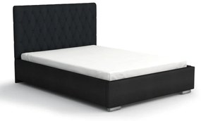 Čalúnená posteľ SIENA, Siena05 s kryštálom/Dolaro08, 160x200