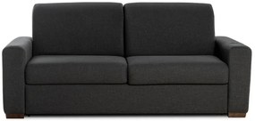 Rozkladacia pohovka na každodenné spanie ONE, 140, tm. šedá (jazz - 22 graphite)