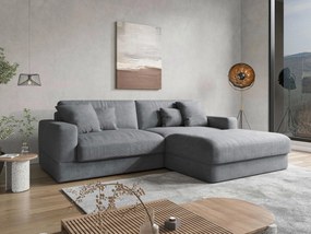 XXXLutz ROHOVÁ SEDAČKA, textil, sivá Sit & More - Sedačky - 000144027416