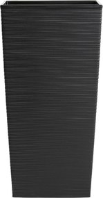Plastový květináč Porto Riflo 46x25x25 cm černý