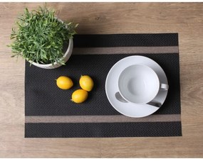 Podložka pod tanier Direct čierna 45x30 cm