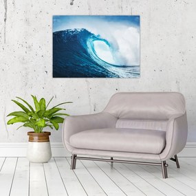 Sklenený obraz - Vlna oceánu (70x50 cm)