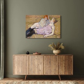Obraz - Henri de Toulouse-Lautrec, The Sofa, reprodukcia (90x60 cm)
