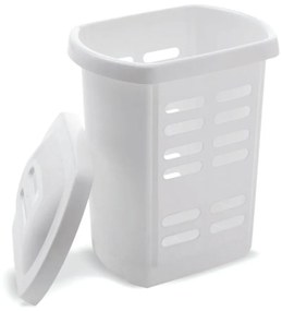 Biely kôš na bielizeň Addis Linen Hamper White, 60 l
