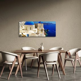 Obraz - Santorini, Grécko (120x50 cm)