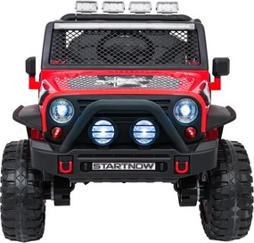 Elektrické autíčko Jeep BEAST 4x4 červené
