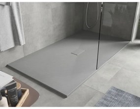 Mexen Hugo, SMC obdĺžniková sprchová vanička 180 x 100 cm, šedá, 42611018