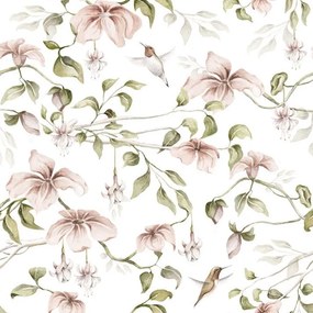 Tapeta stromy raja biela 280x100 cm