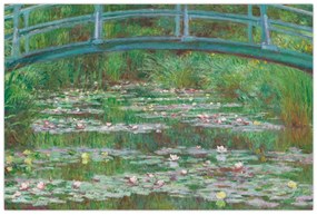Obraz - Claude Monet, The Japanese Footbridge, reprodukcia (90x60 cm)