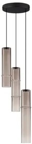 Dizajnový luster Sano 3 Smoky