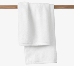 Goldea bavlnený froté uterák / osuška soft bez bordúry – biely 50 x 100 cm