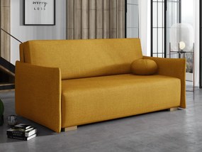 Rozkladacia pohovka Carivia Glov IV (horčicová) (s úl. priestorom). Vlastná spoľahlivá doprava až k Vám domov. 1105476