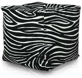 Taburetka Cubo zebra
