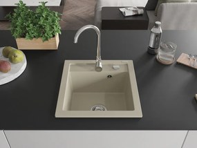 Mexen Vito - drez granitový 52,0x49,0cm, 1-komorový, béžová, 6503521000-69