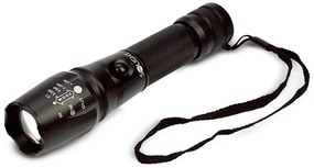 SOLIGHT Nabíjací LED svietidlo 600Lm, XM-L2 T6, USB nabíjanie, 1x batéria Li-ion 3,7V/2200mAh