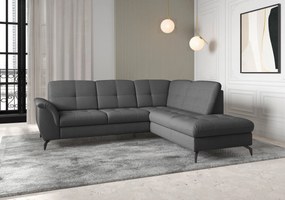 XXXLutz ROHOVÁ SEDAČKA, textil, tmavosivá Sit & More - Sedačky - 000144013375