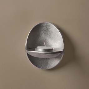 Ferm Living Nástenný svietnik Agapé Tealight Aluminium