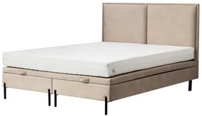 Béžová posteľ DONNA DUO SOFT 140 cm
