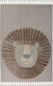 Obsession, Detský kusový koberec My Fano 399 Lion, 120x170, šedá, detská izba