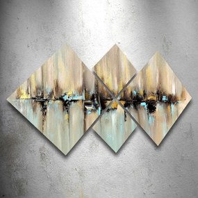 Súprava obrazov FAREBNÉ VZORY 60 x 115 cm 4 kusy