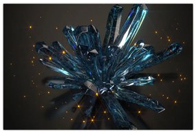 Obraz kryštálu (90x60 cm)