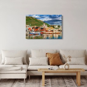 Obraz - Húsavík (90x60 cm)
