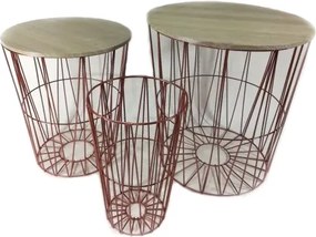 3dílná sada odkládacích stolků Home &amp; Co