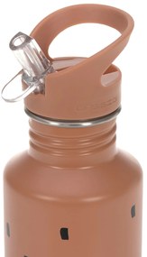 Antikorová fľaša na pitie - Happy Prints caramel