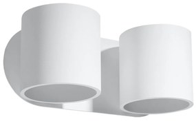 Sollux Lighting Nástenné svietidlo ORBIS 2 biele