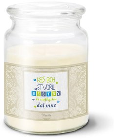 Sablio Sviečka Keď Boh stvoril sestry - 500 g