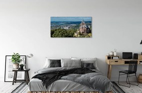 Obraz na plátne Nemecko Panorama mestského hradu 120x60 cm