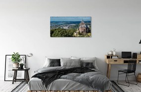 Obraz na plátne Nemecko Panorama mestského hradu 125x50 cm