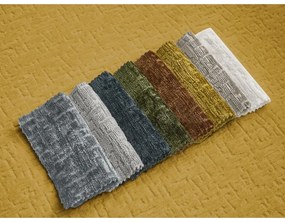 Ženilková rozkladacia pohovka v horčicovej farbe 228 cm Neyo – Bobochic Paris