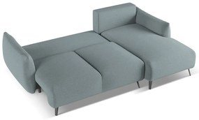 Svetlomodrá rohová pohovka (pravý roh) Malie – Makamii