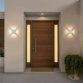 BRILAGI - LED Vonkajšie nástenné svietidlo QUADRAY LED/6W/230V biele IP54