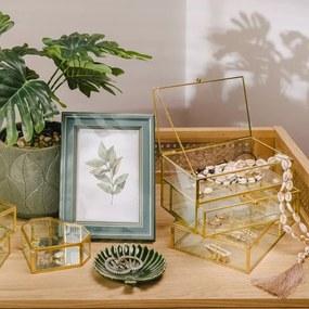 Šperkovnica GRAZIA zlatá 23x15x5 cm