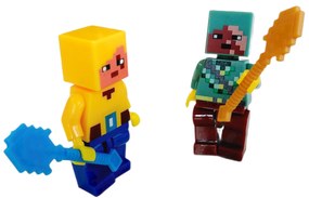 Toybit Veľká magnetická stavebnica Minecraft Iron Diamond Gold TNT 220ks