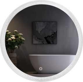 Rea Zrkadlo ⌀60 cm s regulovateľným LED osvetlením HOM-01501
