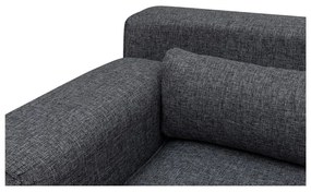 Tmavosivá rohová pohovka Artie Jivago, pravý roh