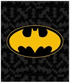Fleecová deka Batman - nano coral s gramážou 220 gr./m² - 120 x 150 cm