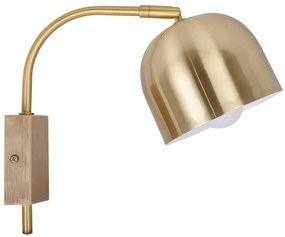 CLX Nástenná flexibilná lampa k posteli VENOSA, 1xE27, 40W, patina