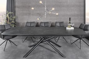 Rozkladací jedálenský stôl Mikado 46496 180/230x90cm Ceramik graphite marble  - Komfort-nábytok