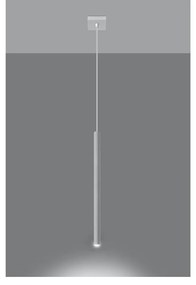 Biele závesné svietidlo Sollux Fideus Single