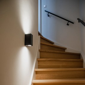 Moderné nástenné svietidlo čierny plast - Baleno II