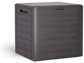 Záhradný box, 140 l, tmavo hnedá