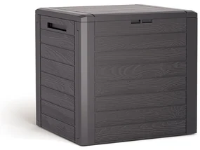 Záhradný box, 140 l, tmavo hnedá