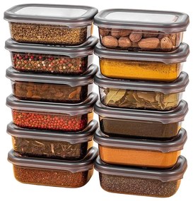 Dózy v súprave 12 ks na potraviny Fresco – Hermia