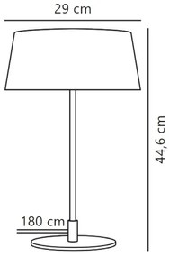 Nordlux - Stolná lampa CLASI 3xE14/10W/230V